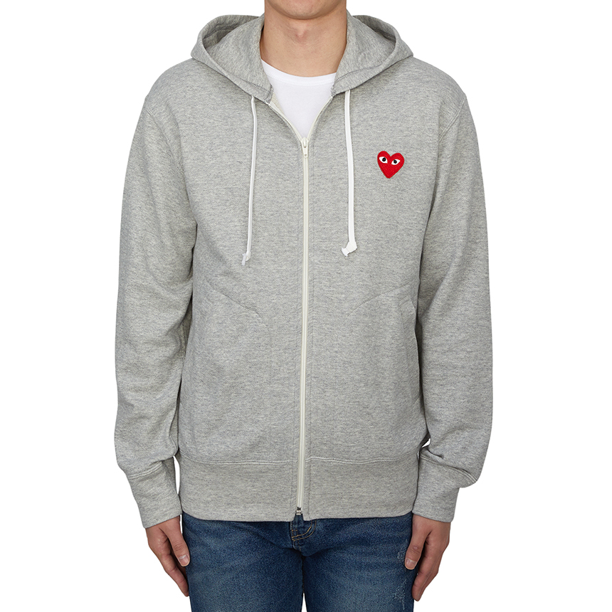 꼼데가르송(COMME DES GARCONS) 레드와펜 후드 집업 (남여공용) AX T168 051 1
