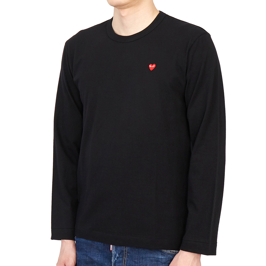 꼼데가르송(COMME DES GARCONS) 미니 레드와펜 남성 긴팔티셔츠 AX T308 051 1