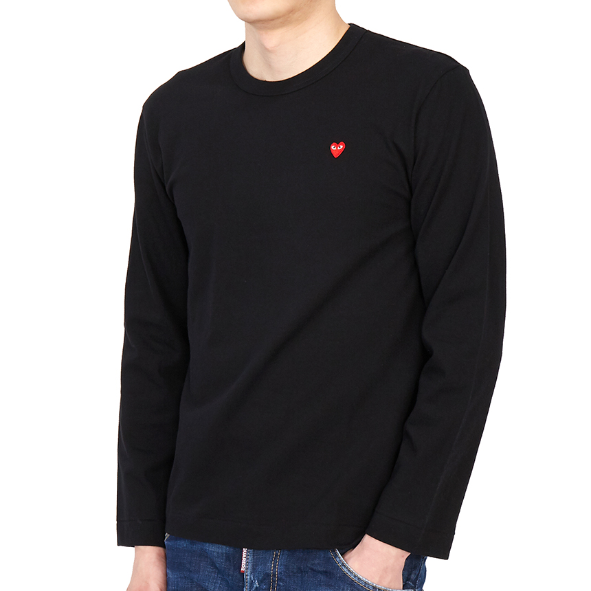 꼼데가르송(COMME DES GARCONS) 미니 레드와펜 남성 긴팔티셔츠 AX T308 051 1