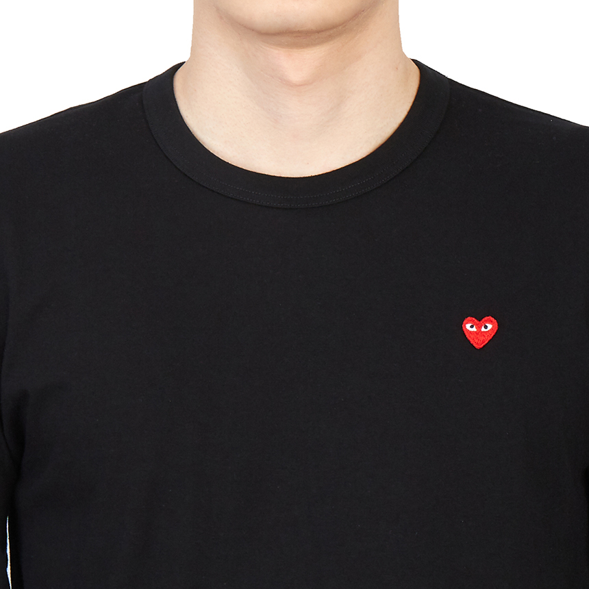 꼼데가르송(COMME DES GARCONS) 미니 레드와펜 남성 긴팔티셔츠 AX T308 051 1