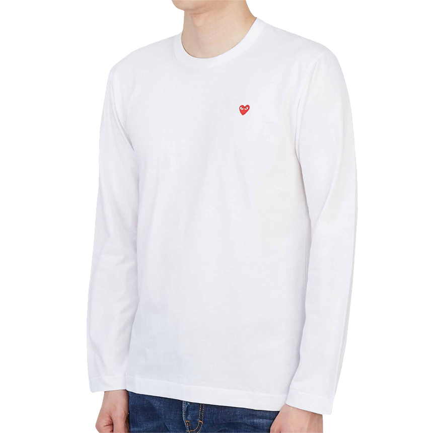 꼼데가르송(COMME DES GARCONS) 미니 레드와펜 남성 긴팔티셔츠 AX T308 051 2