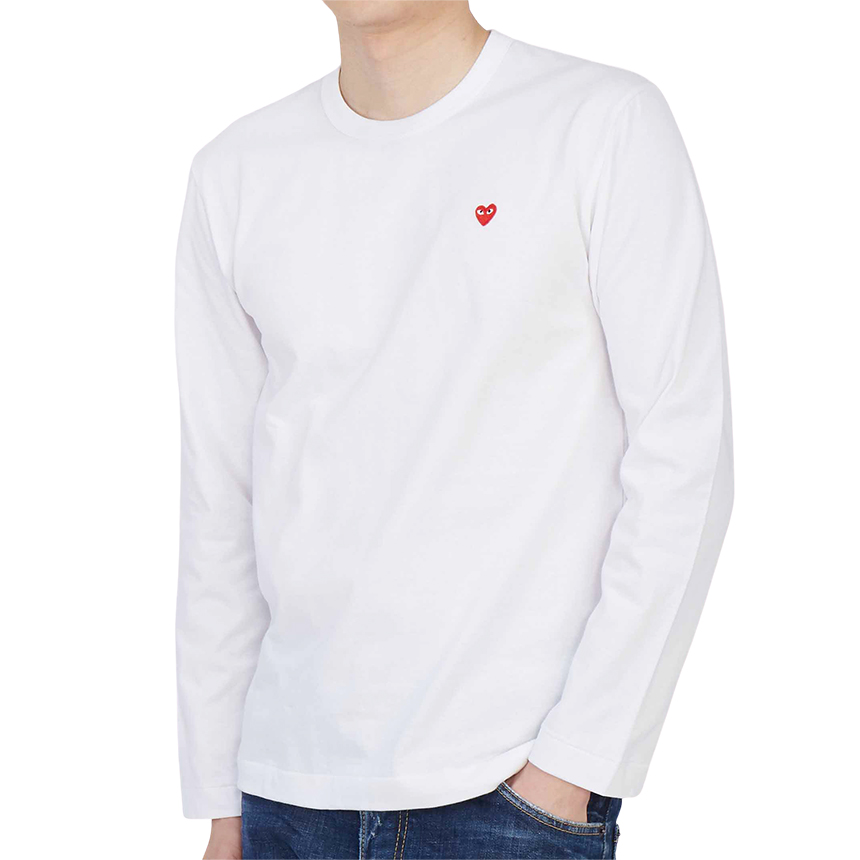 꼼데가르송(COMME DES GARCONS) 미니 레드와펜 남성 긴팔티셔츠 AX T308 051 2