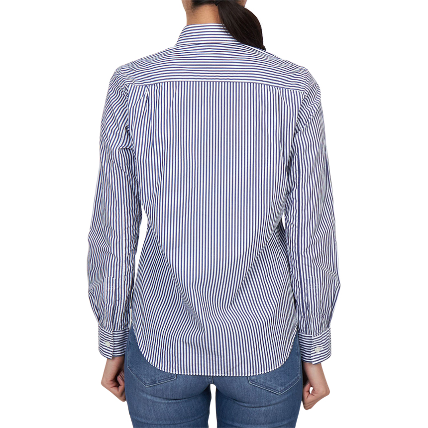 꼼데가르송(COMME DES GARCONS) 스크래치 블랙와펜 스트라이프 여성 셔츠 AZ B007 051 1 SB_AZ B007 051 1_031