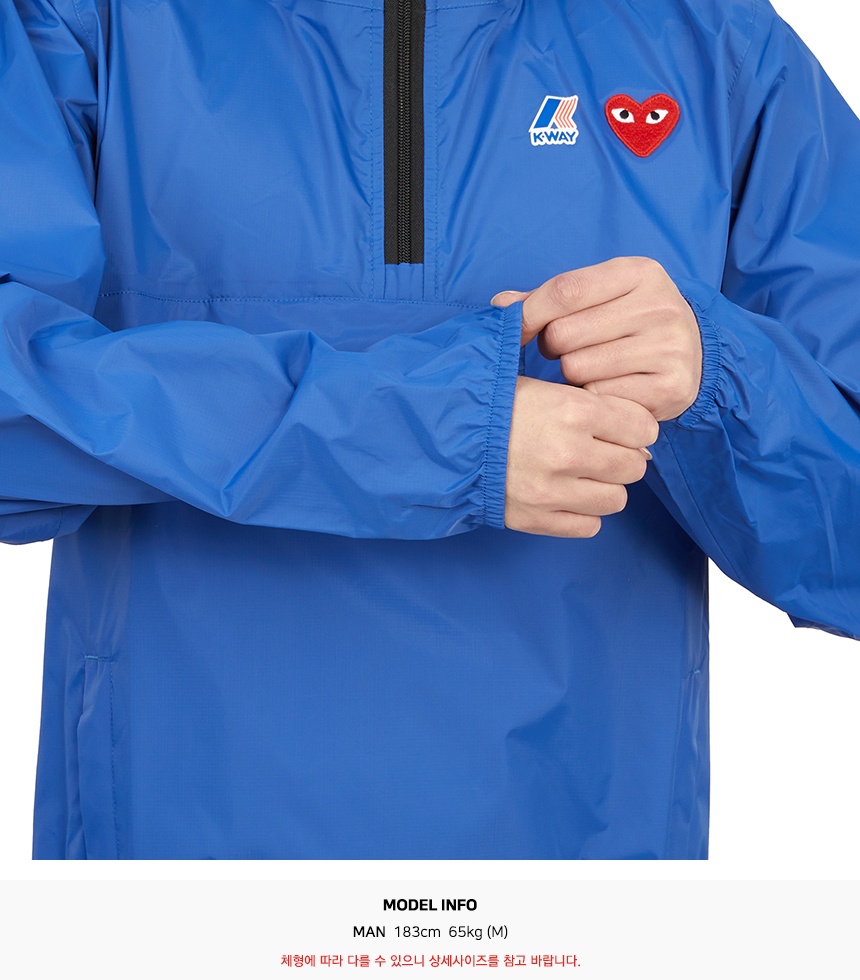 꼼데가르송(COMME DES GARCONS) 꼼데가르송 X 까웨 공용 후드 레인 자켓 레귤러핏 AZ J502 051 2
