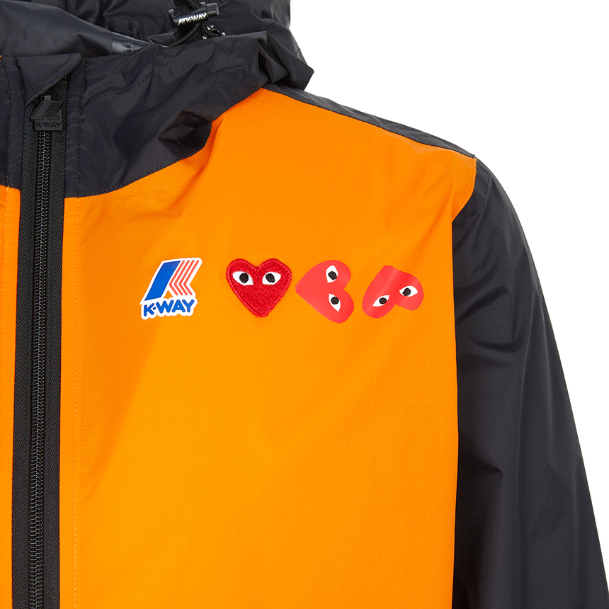 꼼데가르송(COMME DES GARCONS) X 까웨 후드 레인 자켓 (남여공용) AZ J505 051 1