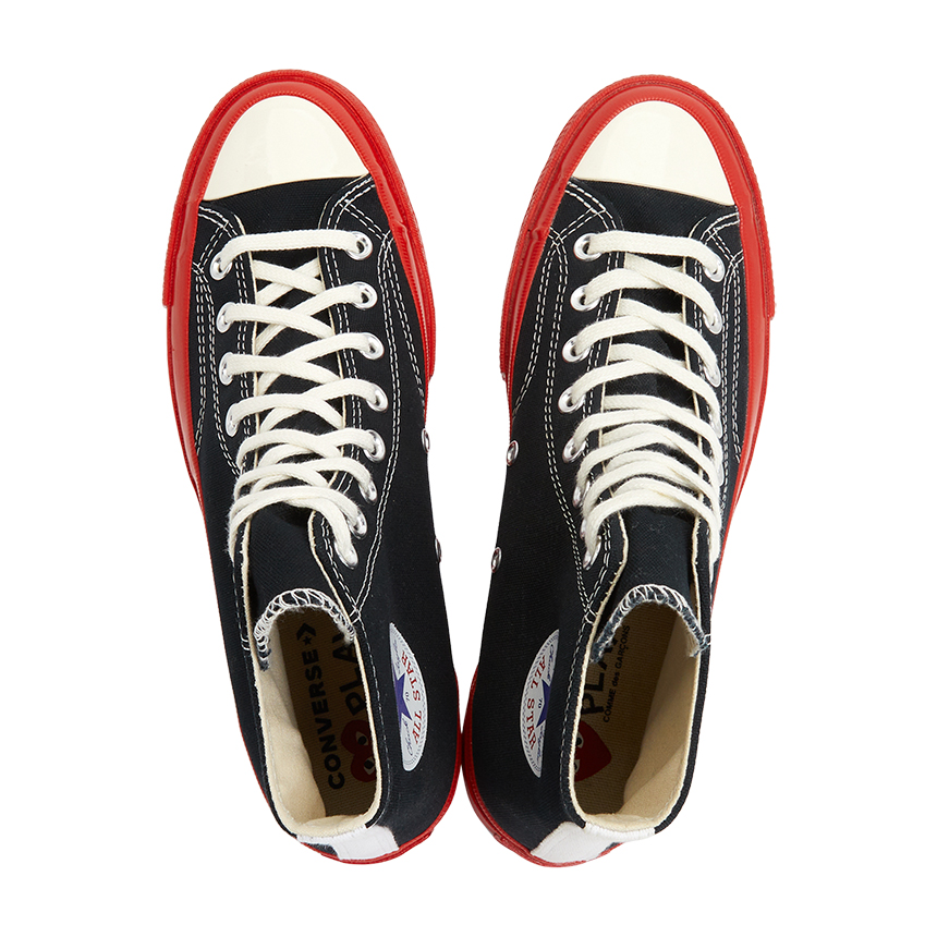 꼼데가르송(COMME DES GARCONS) 레드하트 척테일러 70 하이 스니커즈 (남여공용) AZ K124 001 1