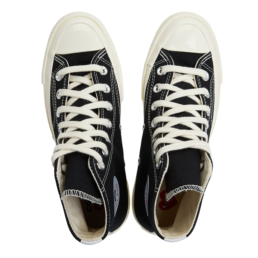 꼼데가르송(COMME DES GARCONS) 리틀하트 척 테일러 하이 스니커즈 (남여공용) AZ K129 001 1
