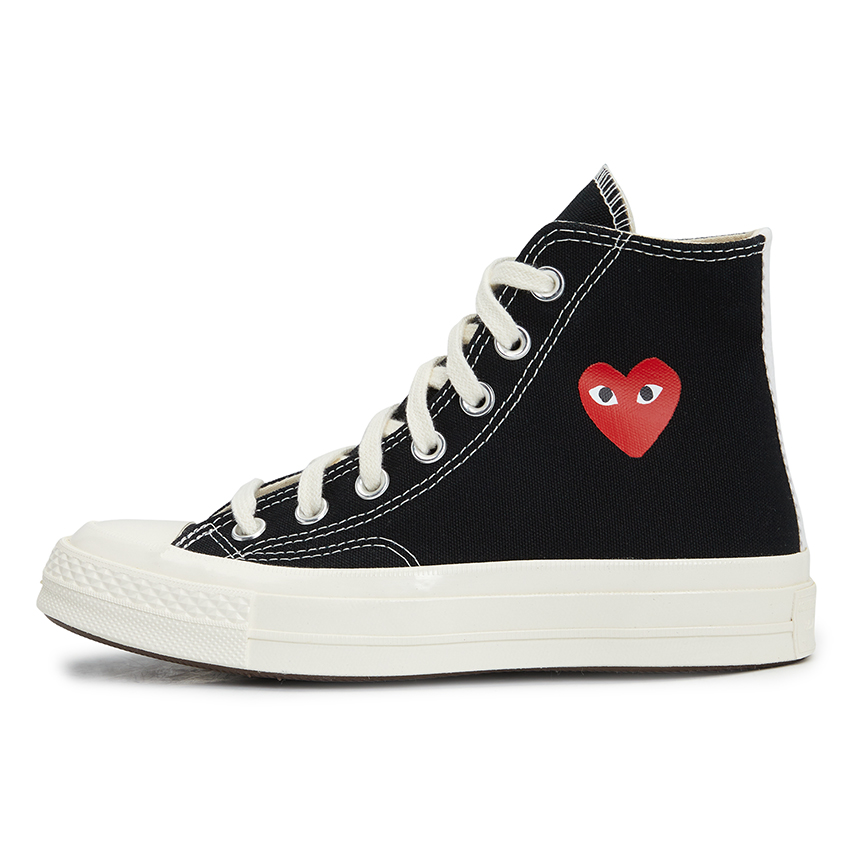 꼼데가르송(COMME DES GARCONS) 리틀하트 척 테일러 하이 스니커즈 (남여공용) AZ K129 001 1