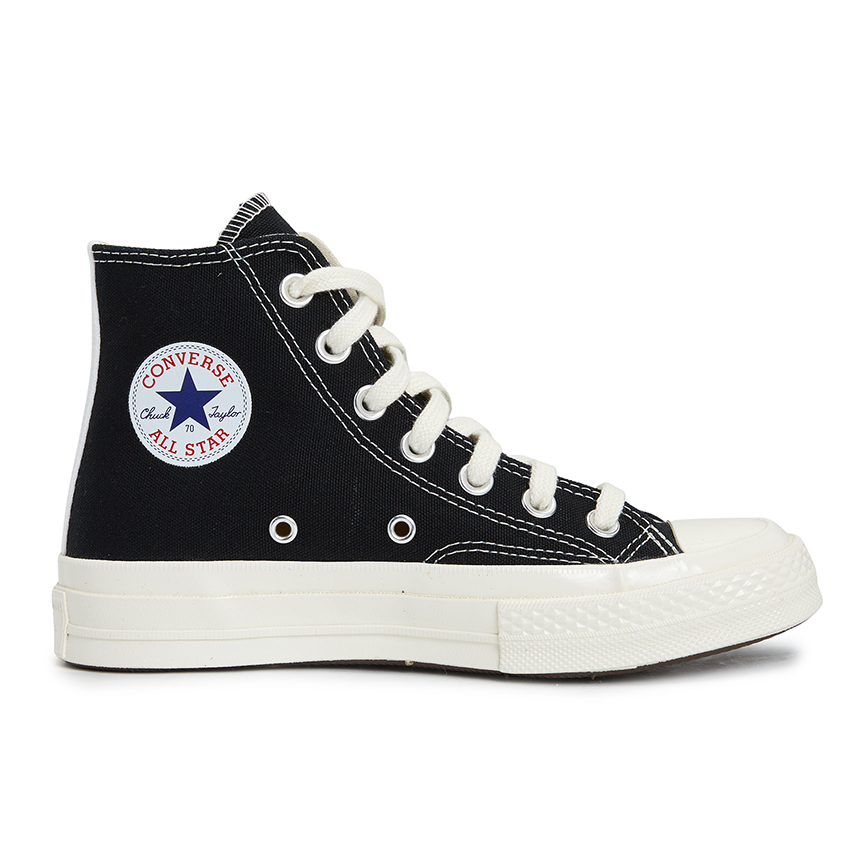 꼼데가르송(COMME DES GARCONS) 리틀하트 척 테일러 하이 스니커즈 (남여공용) AZ K129 001 1
