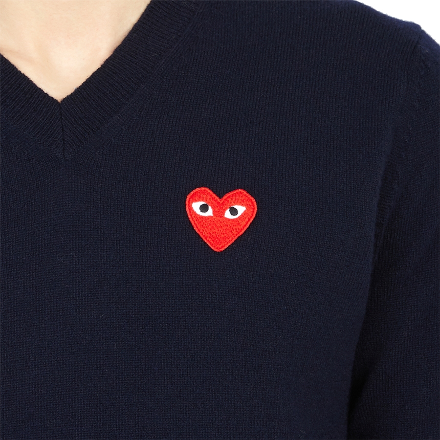 꼼데가르송(COMME DES GARCONS) 레드하트와펜 남자 울 니트 AZ N002 051 2