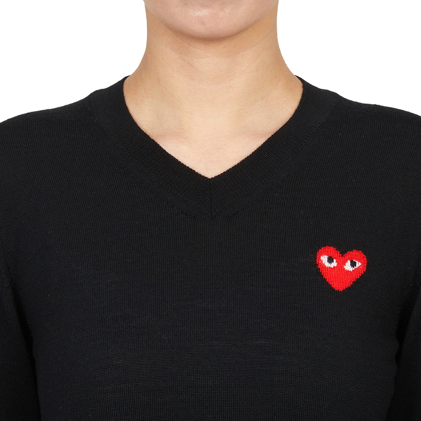 꼼데가르송(COMME DES GARCONS) 레드하트 여성 니트 AZ N029 051 1