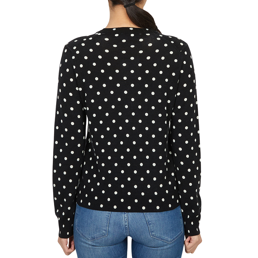 꼼데가르송(COMME DES GARCONS) 도트 블랙와펜 여성 니트 AZ N035 051 1