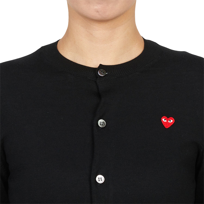 꼼데가르송(COMME DES GARCONS) 미니 레드와펜 여성 가디건 AZ N053 051 1