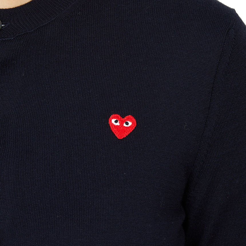 꼼데가르송(COMME DES GARCONS) 미니 레드와펜 여성 가디건 AZ N053 051 2