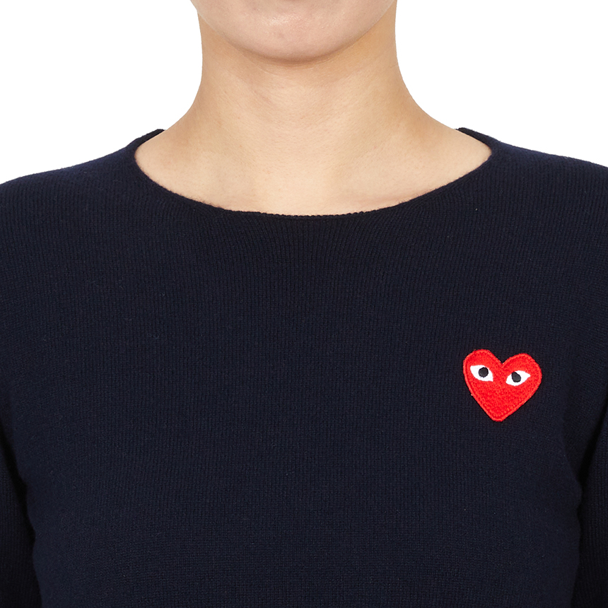 꼼데가르송(COMME DES GARCONS) 레드와펜 여성 니트 AZ N067 051 2