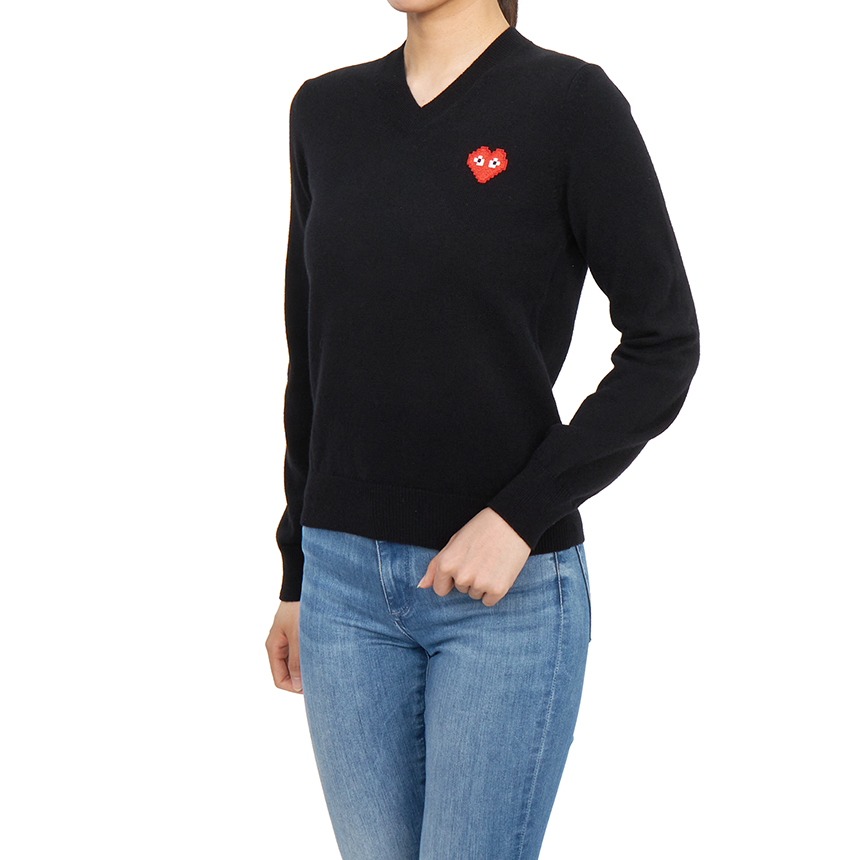 꼼데가르송(COMME DES GARCONS) X 인베이더 픽셀와펜 여성 니트 AZ N081 051 1