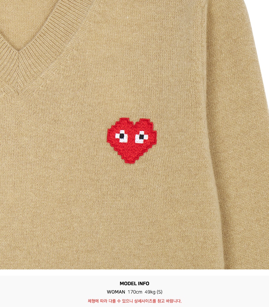 꼼데가르송(COMME DES GARCONS) X 인베이더 픽셀와펜 여성 니트 AZ N081 051 3