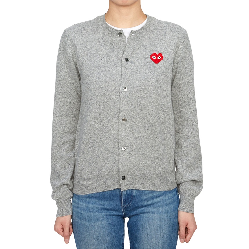 꼼데가르송(COMME DES GARCONS) X 인베이더 픽셀와펜 여성 가디건 AZ N083 051 2