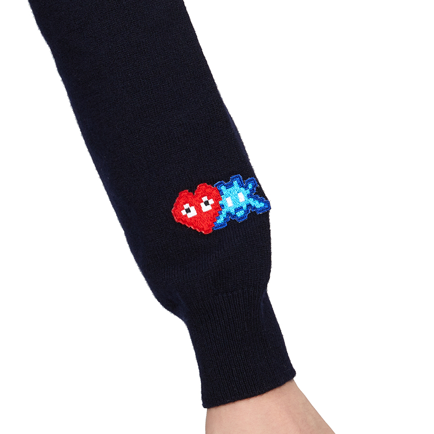 꼼데가르송(COMME DES GARCONS) X 인베이더 더블와펜 여성 가디건 AZ N087 051 2