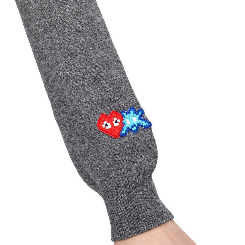 꼼데가르송(COMME DES GARCONS) X 인베이더 더블와펜 여성 가디건 AZ N087 051 3
