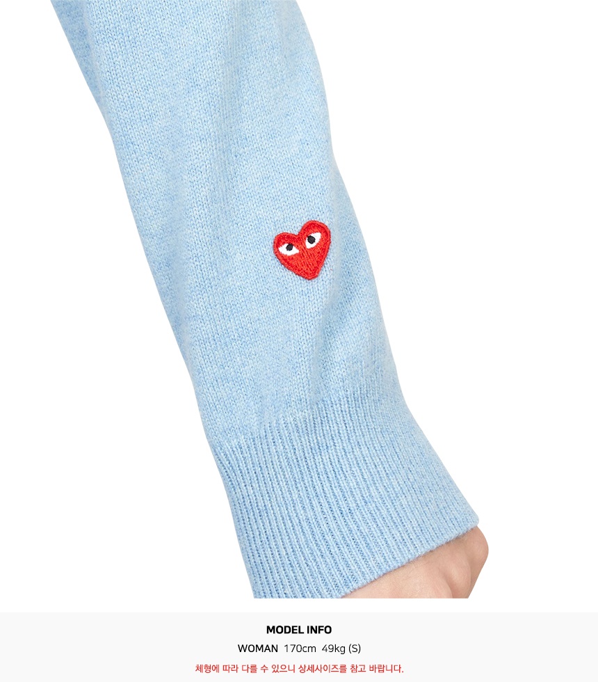 꼼데가르송(COMME DES GARCONS) 미니 레드와펜 여성 니트 AZ N089 051 2