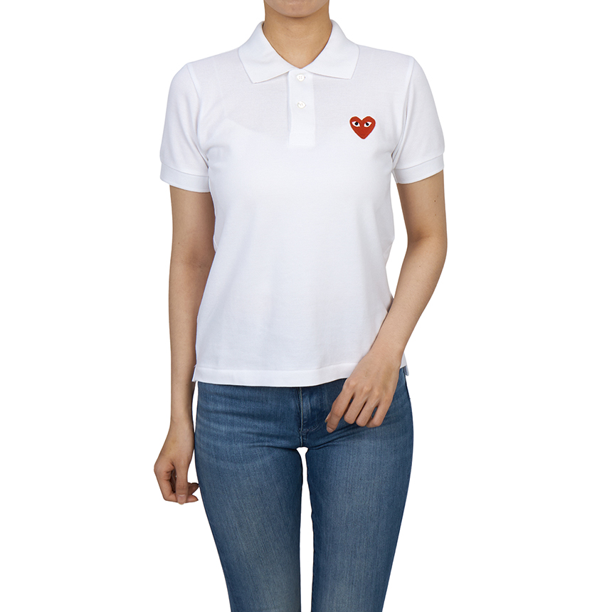 꼼데가르송(COMME DES GARCONS) 레드와펜 여성 카라 반팔티셔츠 AZ T005 051 5