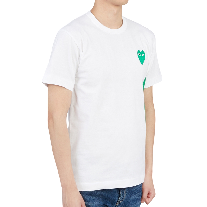 꼼데가르송(COMME DES GARCONS) 그린하트와펜 남자 반팔티셔츠 AZ T062 051 1