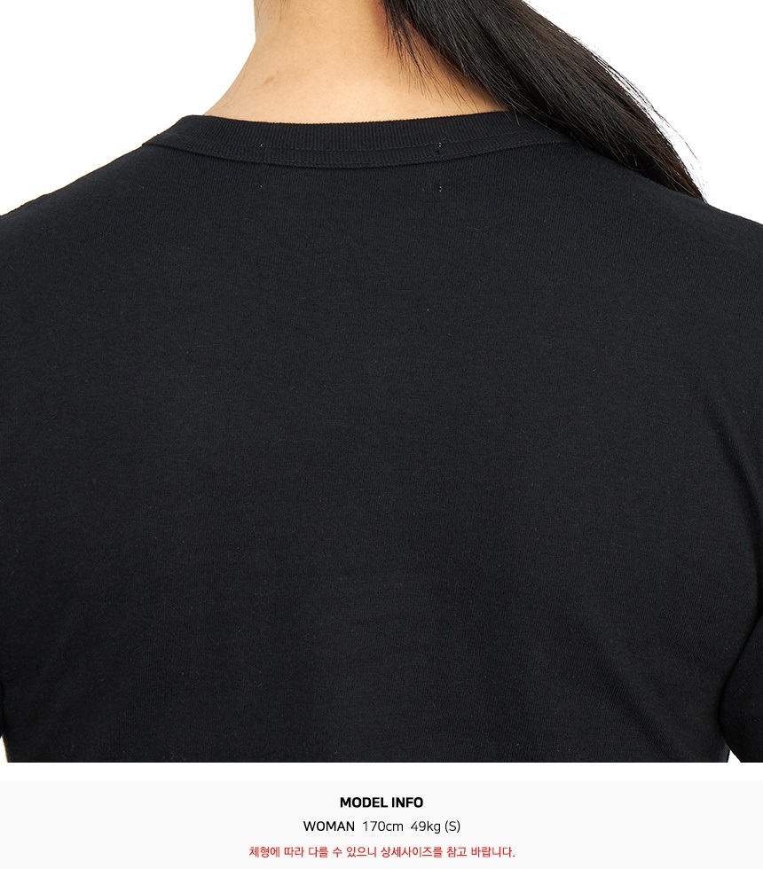 꼼데가르송(COMME DES GARCONS) 더블하트와펜 여자 반팔티셔츠 AZ T115 051 1