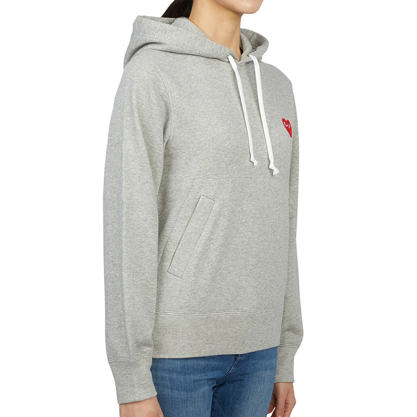 꼼데가르송(COMME DES GARCONS) 레드하트와펜 여자 후드 긴팔 맨투맨 티셔츠 AZ T169 051 1