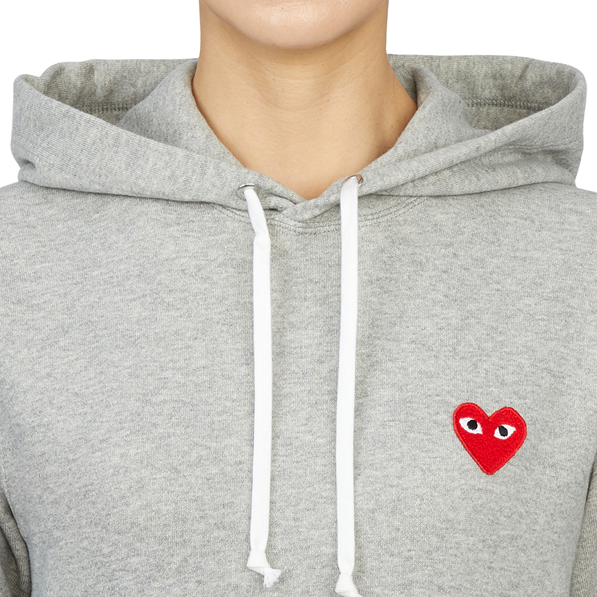 꼼데가르송(COMME DES GARCONS) 레드하트와펜 여자 후드 긴팔 맨투맨 티셔츠 AZ T169 051 1