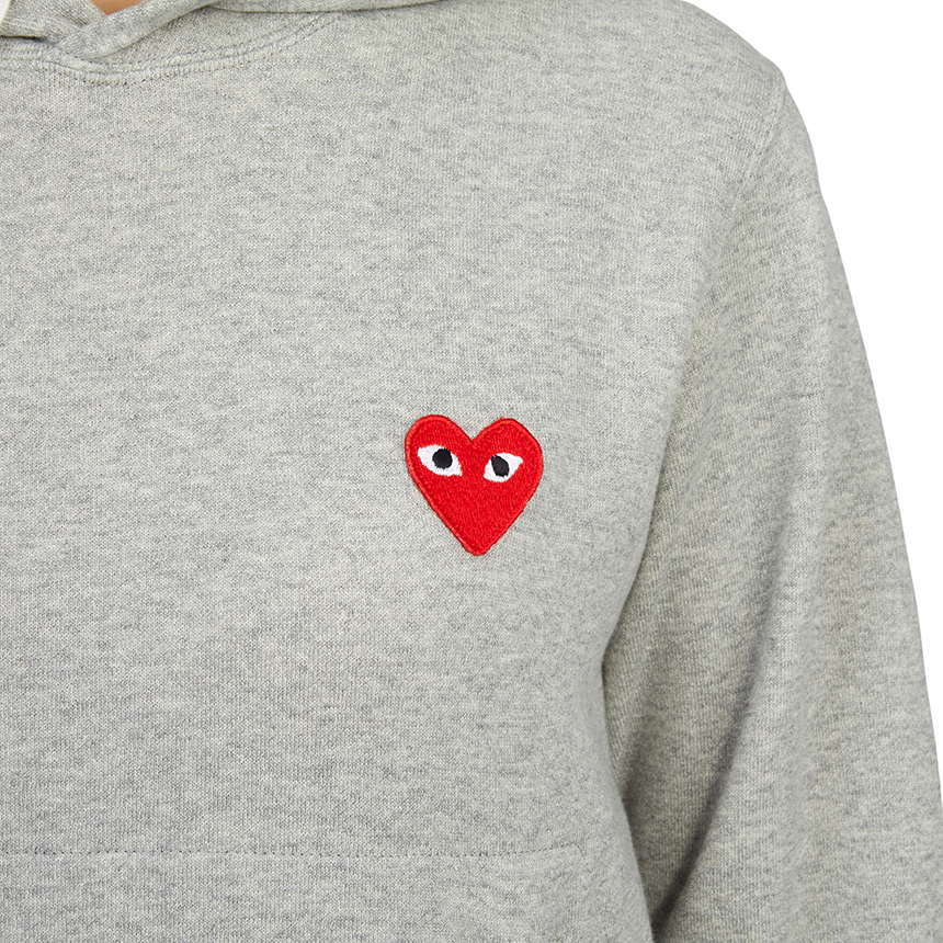 꼼데가르송(COMME DES GARCONS) 레드하트와펜 여자 후드 긴팔 맨투맨 티셔츠 AZ T169 051 1