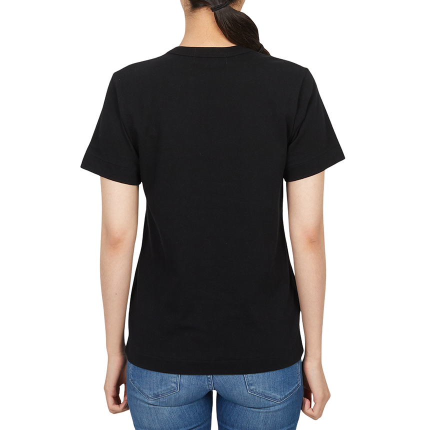 꼼데가르송(COMME DES GARCONS) 미니 블랙와펜 여성 반팔티셔츠 AZ T201 051 1