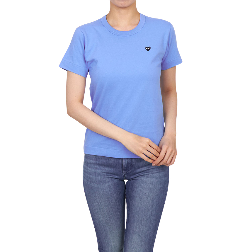 꼼데가르송(COMME DES GARCONS) 미니 블랙와펜 여성 반팔티셔츠 AZ T213 051 1
