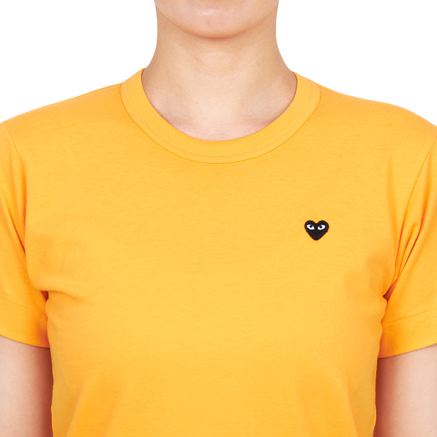 꼼데가르송(COMME DES GARCONS) 미니 블랙와펜 여성 반팔티셔츠 AZ T213 051 2