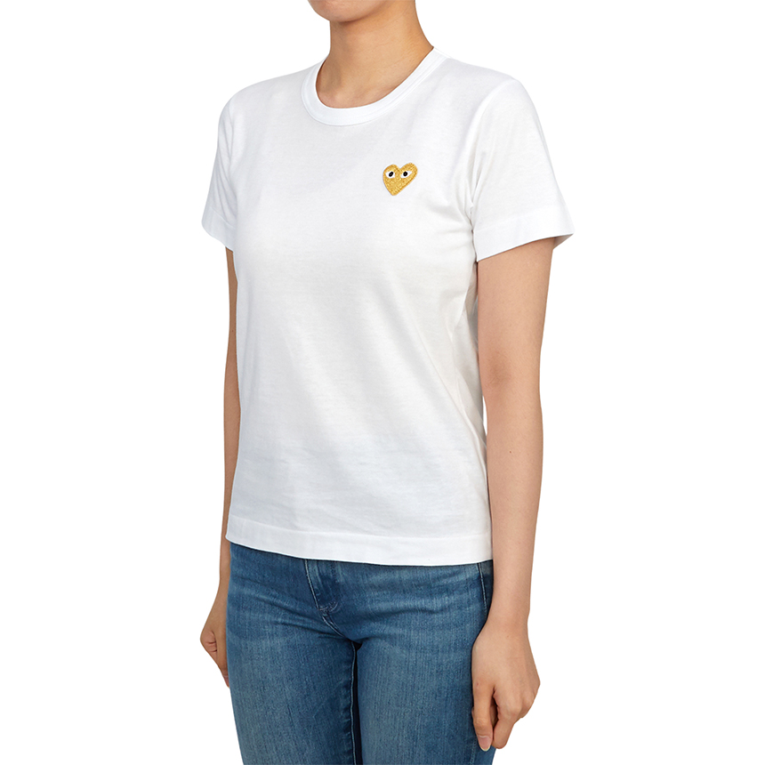 꼼데가르송(COMME DES GARCONS) 골드와펜 여성 반팔티셔츠 AZ T215 051 4