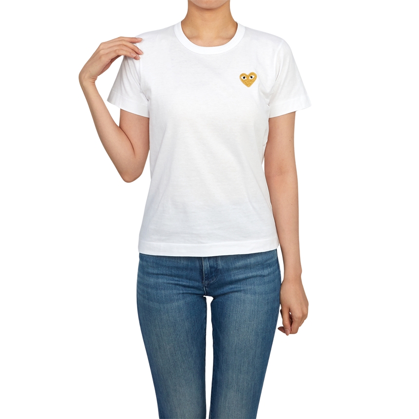 꼼데가르송(COMME DES GARCONS) 골드와펜 여성 반팔티셔츠 AZ T215 051 4