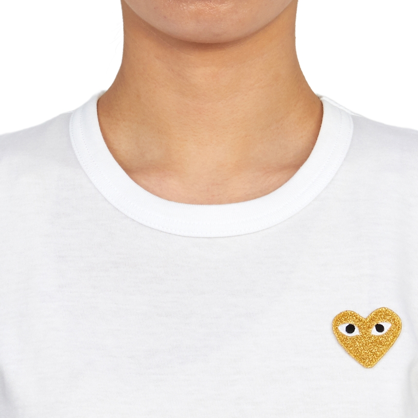 꼼데가르송(COMME DES GARCONS) 골드와펜 여성 반팔티셔츠 AZ T215 051 4