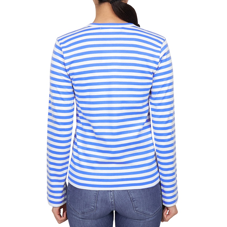 꼼데가르송(COMME DES GARCONS) 미니 레드와펜 스트라이프 여성 긴팔티셔츠 AZ T217 051 1