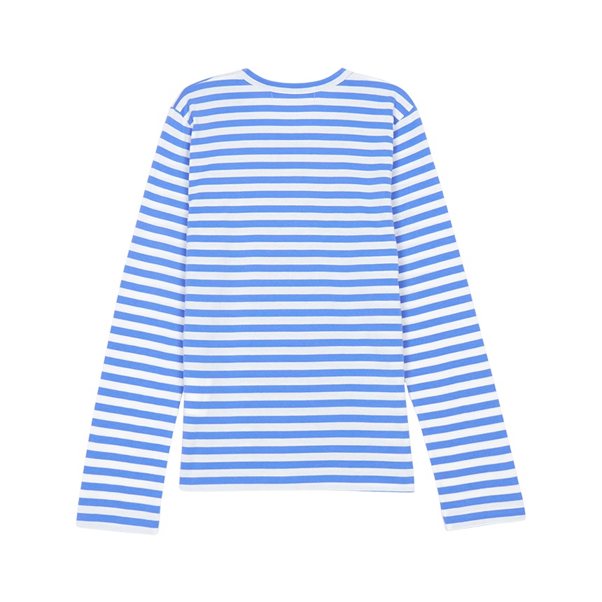 꼼데가르송(COMME DES GARCONS) 미니 레드와펜 스트라이프 여성 긴팔티셔츠 AZ T217 051 1