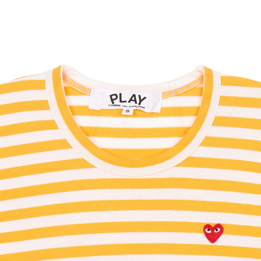 꼼데가르송(COMME DES GARCONS) 미니 레드와펜 스트라이프 여성 긴팔티셔츠 AZ T217 051 2