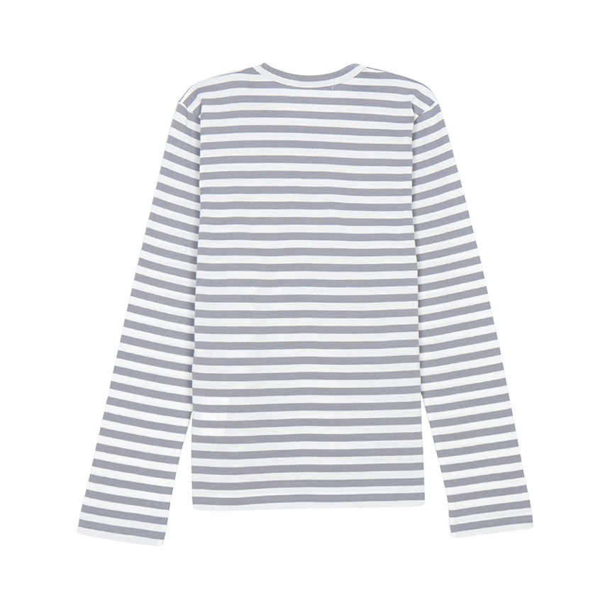 꼼데가르송(COMME DES GARCONS) 미니 레드와펜 스트라이프 여성 긴팔티셔츠 AZ T217 051 3