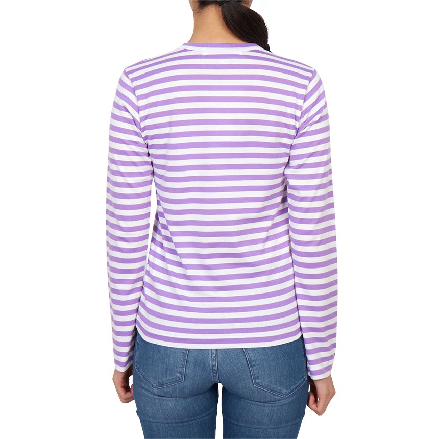 꼼데가르송(COMME DES GARCONS) 미니 레드와펜 스트라이프 여성 긴팔티셔츠 AZ T217 051 4