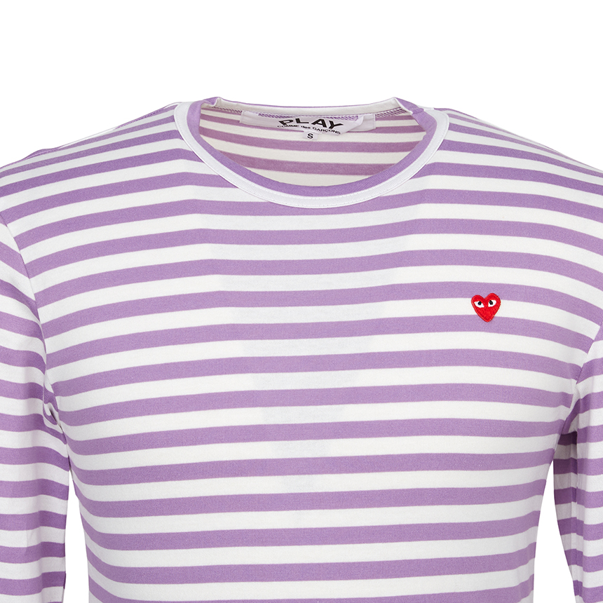 꼼데가르송(COMME DES GARCONS) 미니 레드와펜 스트라이프 긴팔티셔츠 (남여공용) AZ T218 051 4