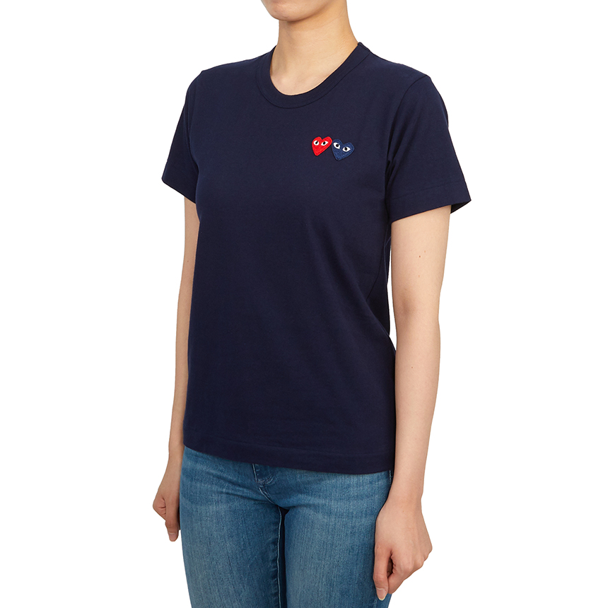꼼데가르송(COMME DES GARCONS) 더블와펜 여성 반팔티셔츠 AZ T225 051 2