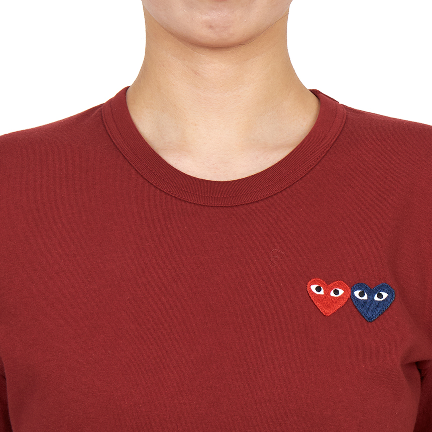 꼼데가르송(COMME DES GARCONS) 더블와펜 여성 반팔티셔츠 AZ T225 051 4