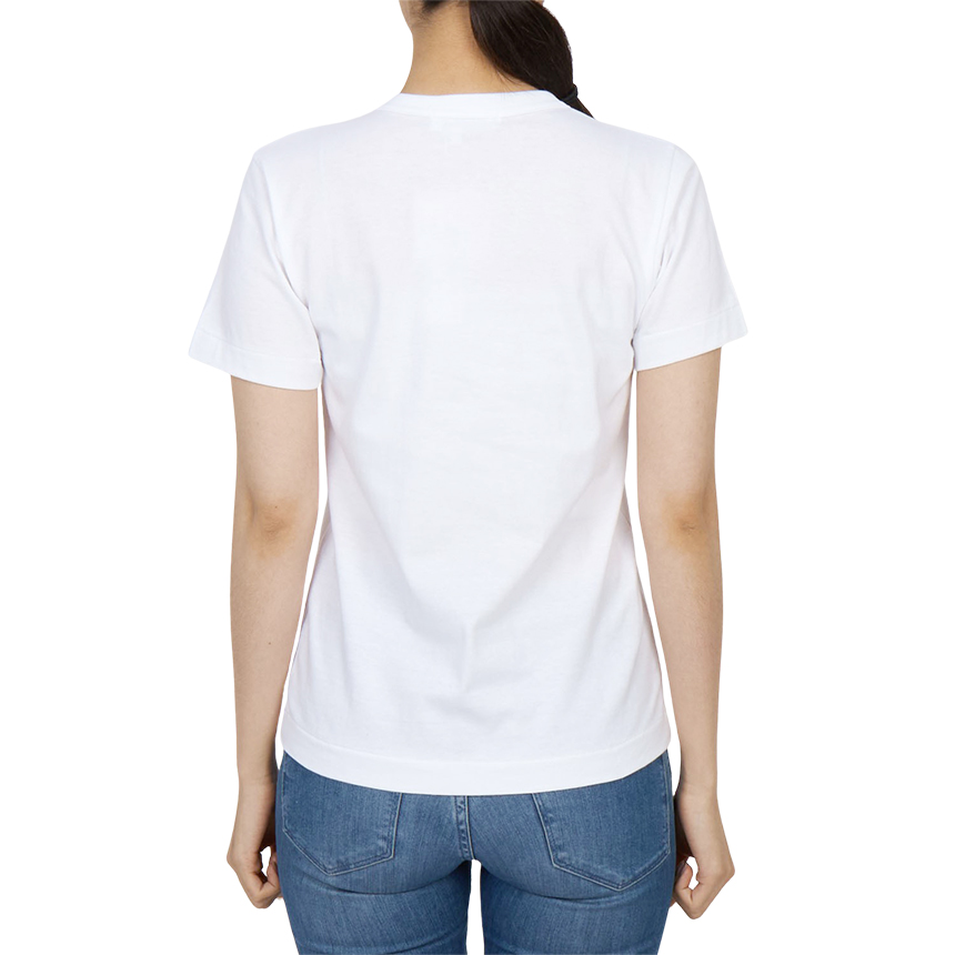꼼데가르송(COMME DES GARCONS) 롱 레드와펜 여성 반팔티셔츠 AZ T229 051 3