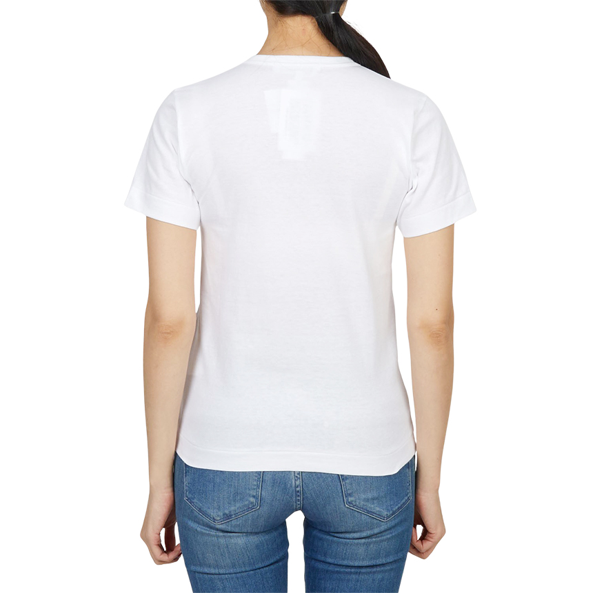 꼼데가르송(COMME DES GARCONS) 스크래치 카모플라주하트 여성 반팔티셔츠 AZ T241 051 1 SC_AZ T241 051 1_086