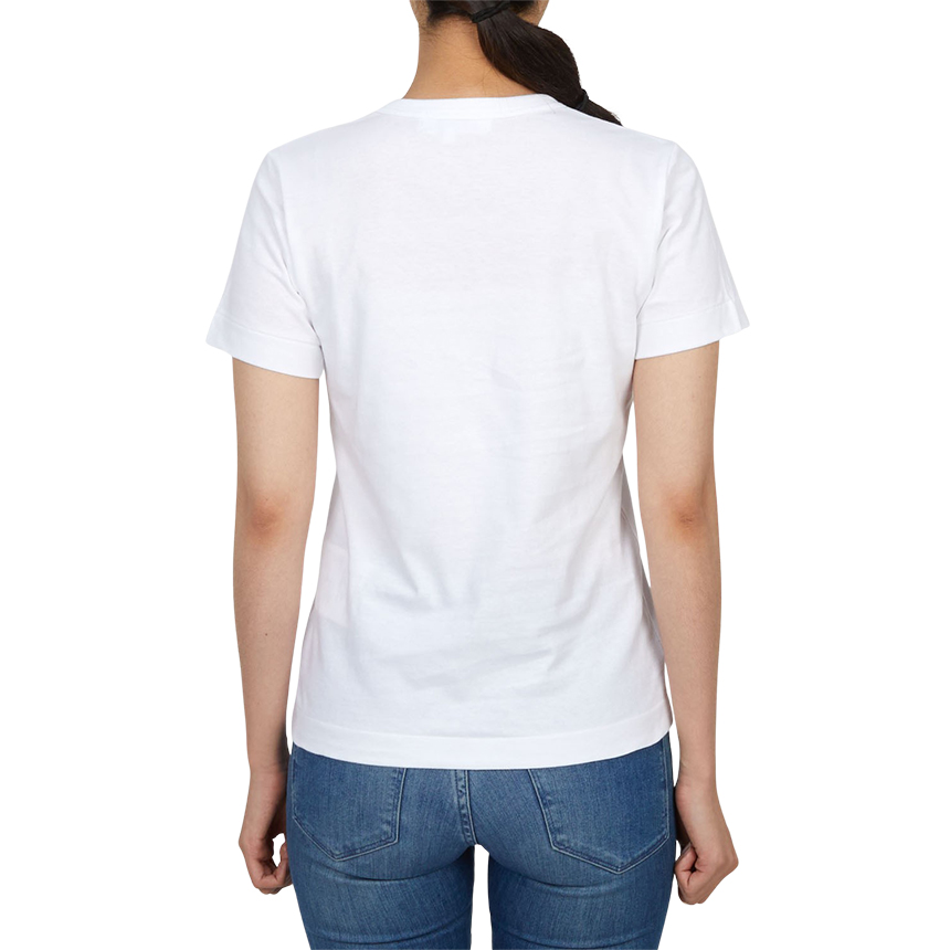 꼼데가르송(COMME DES GARCONS) 업사이드 다운 카모플라주하트 여성 반팔티셔츠 AZ T247 051 1