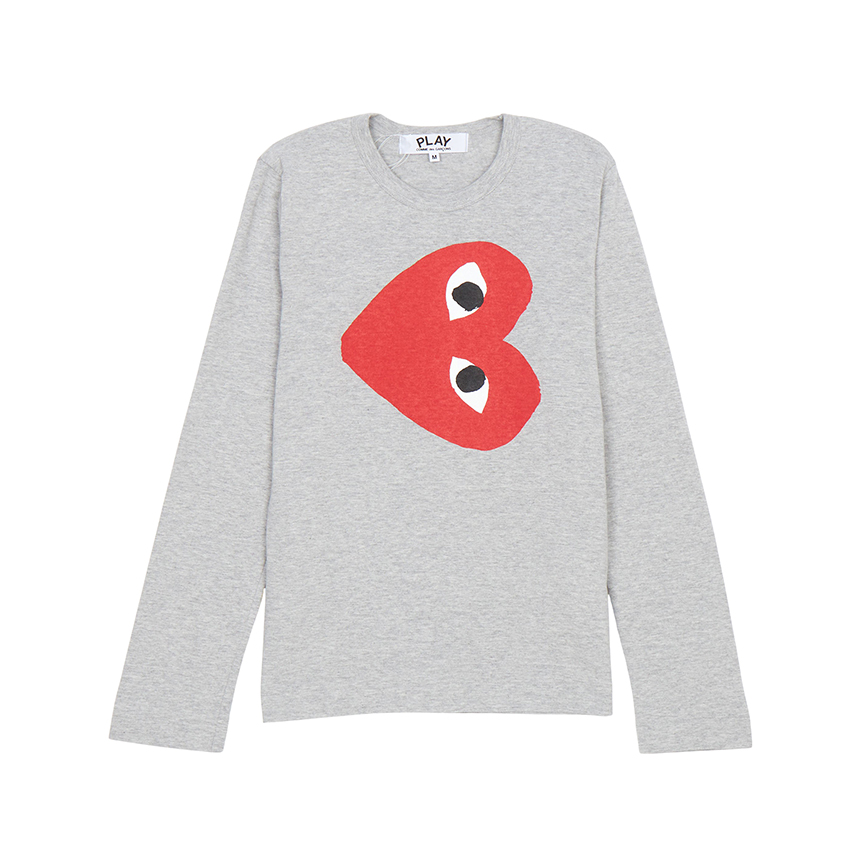 꼼데가르송(COMME DES GARCONS) 하트 여성 긴팔티셔츠 AZ T267 051 1