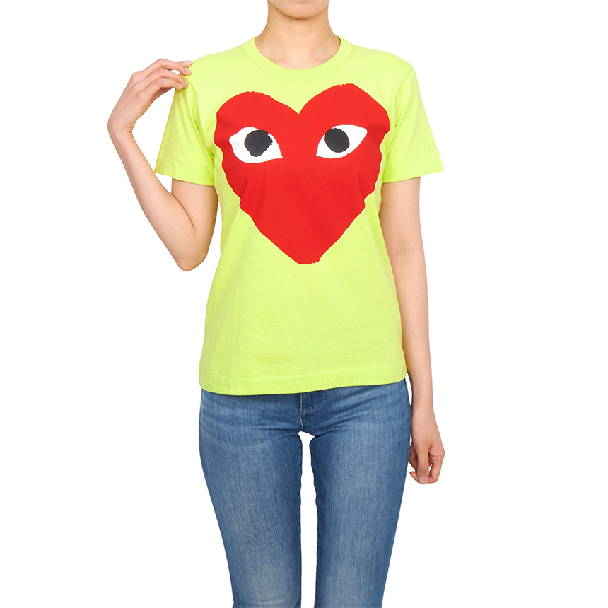 꼼데가르송(COMME DES GARCONS) 하트 여성 반팔티셔츠 AZ T273 051 2